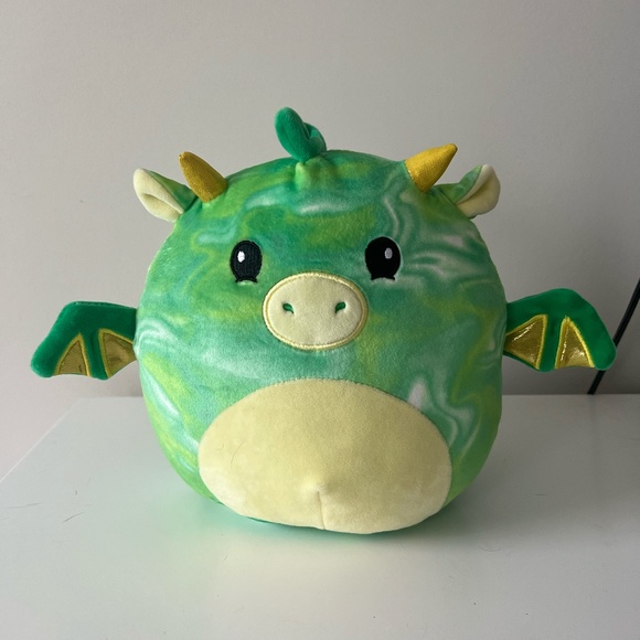 Squishmallows Mystery Squad 8" Green Tie Dye Dragon (SCENTED) - Picture 1 of 3